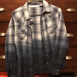 Pearl snap western button down